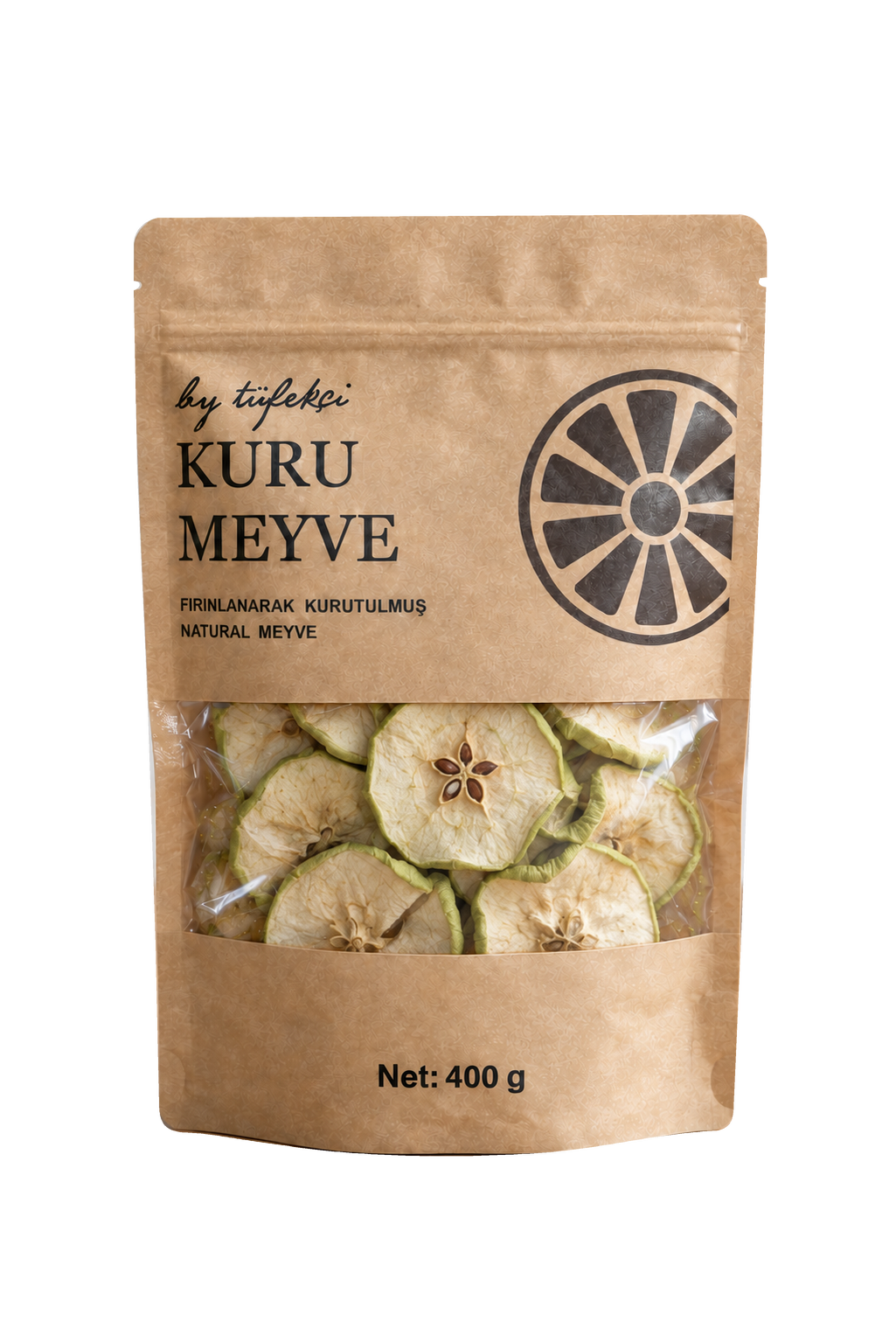 By Tüfekçi Kurutulmuş Yeşil Elma 400 g