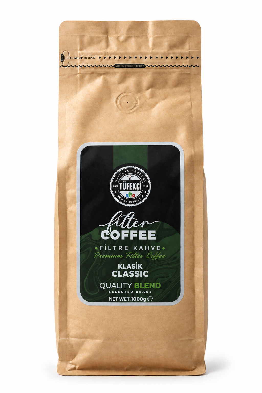 By Tüfekçi Filtre Kahve Klasik 1000 g