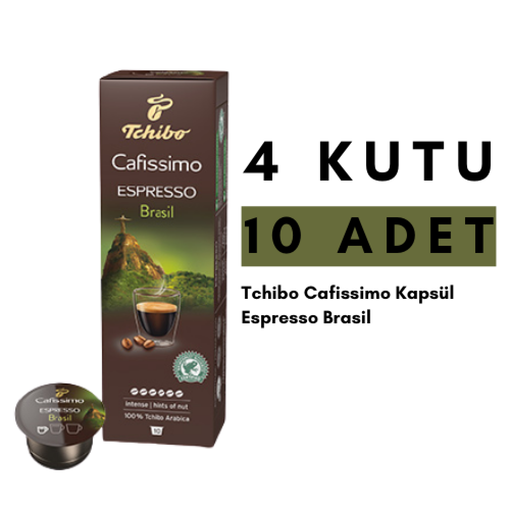 Tchibo 4 Kutu Cafissimo Kapsül Espresso Brasil