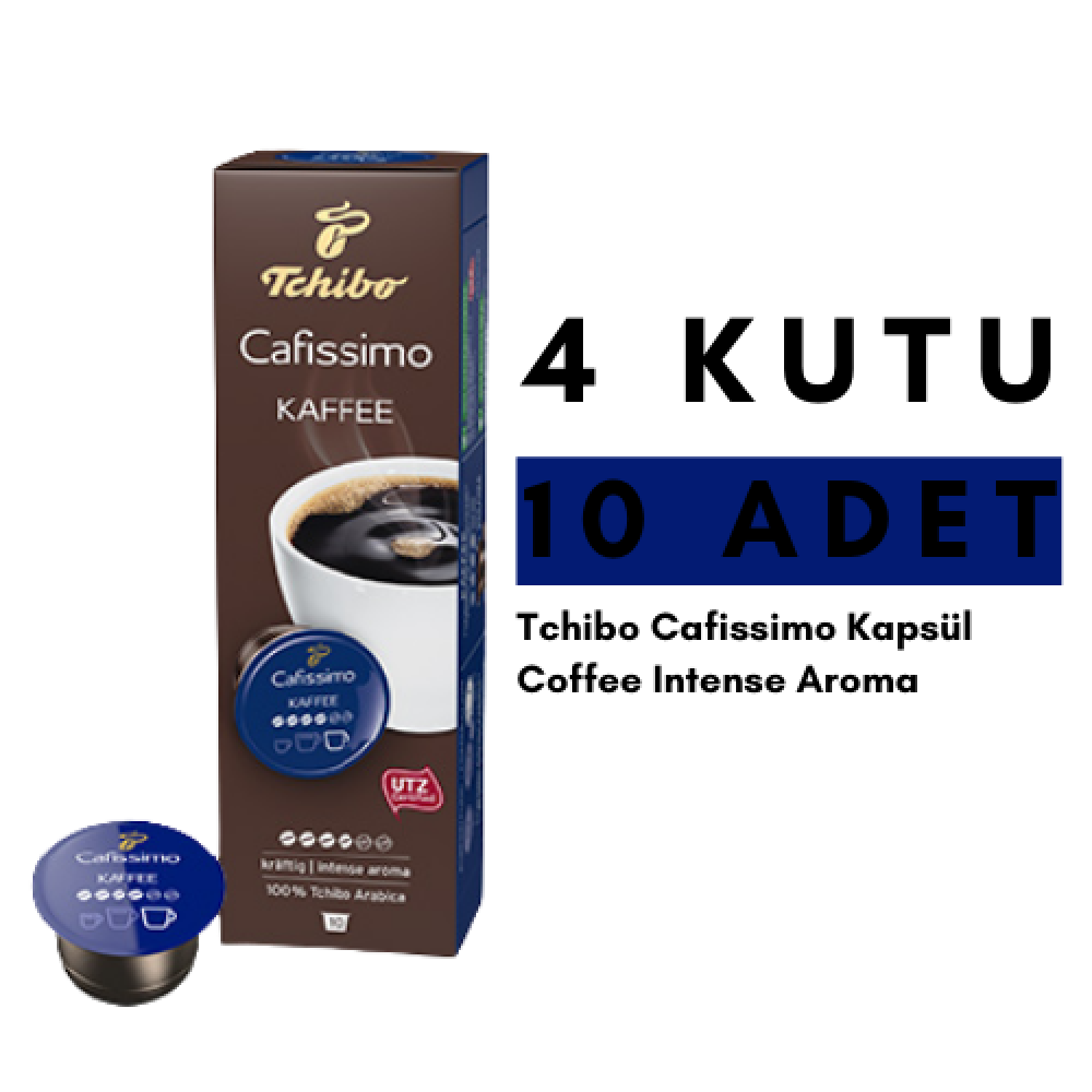 Tchibo 4 Kutu Cafissimo Kapsül Coffee Intense Aroma 